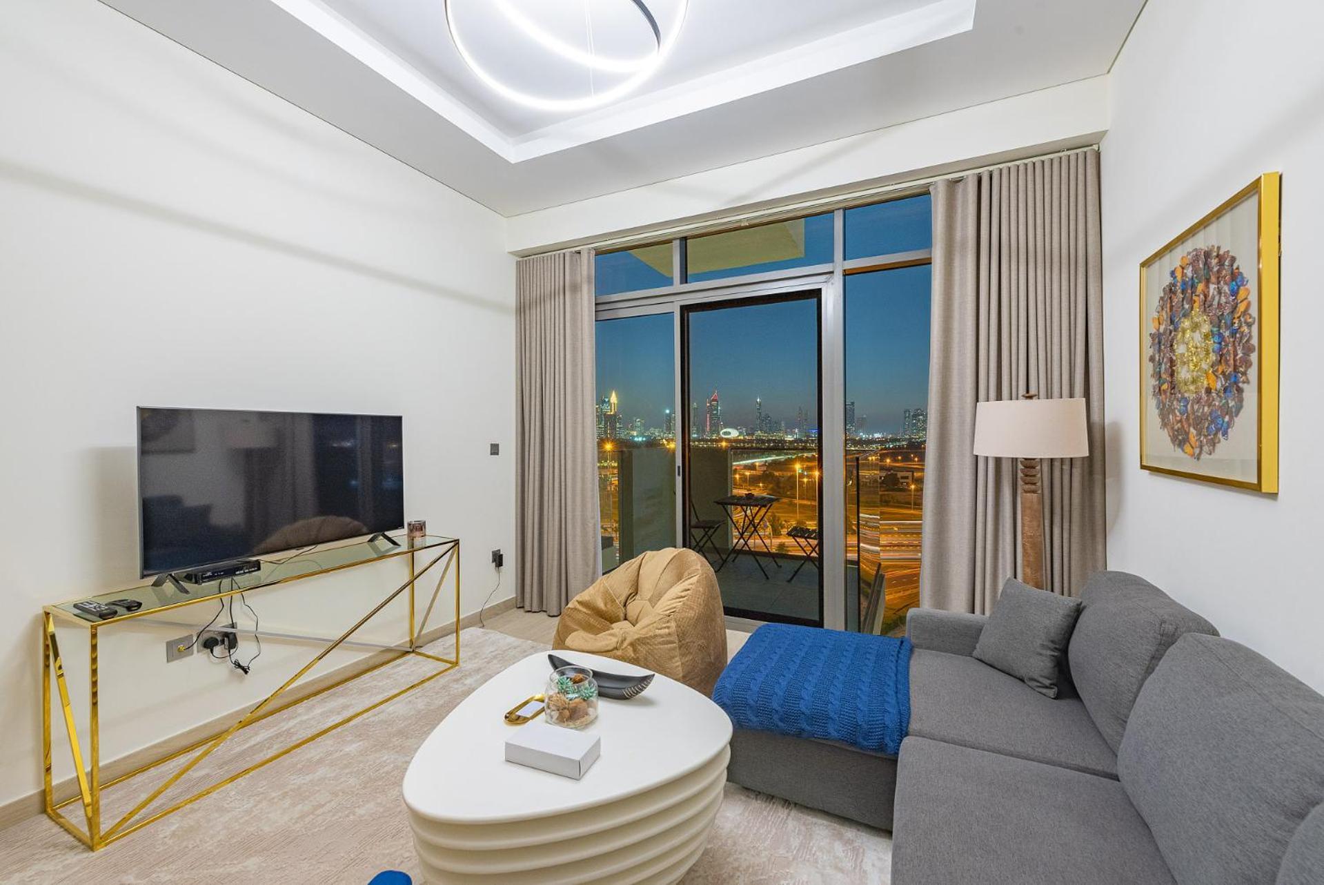 شقة Cozy & Convenient 1Br Haven In Al Jaddaf دبي المظهر الخارجي الصورة