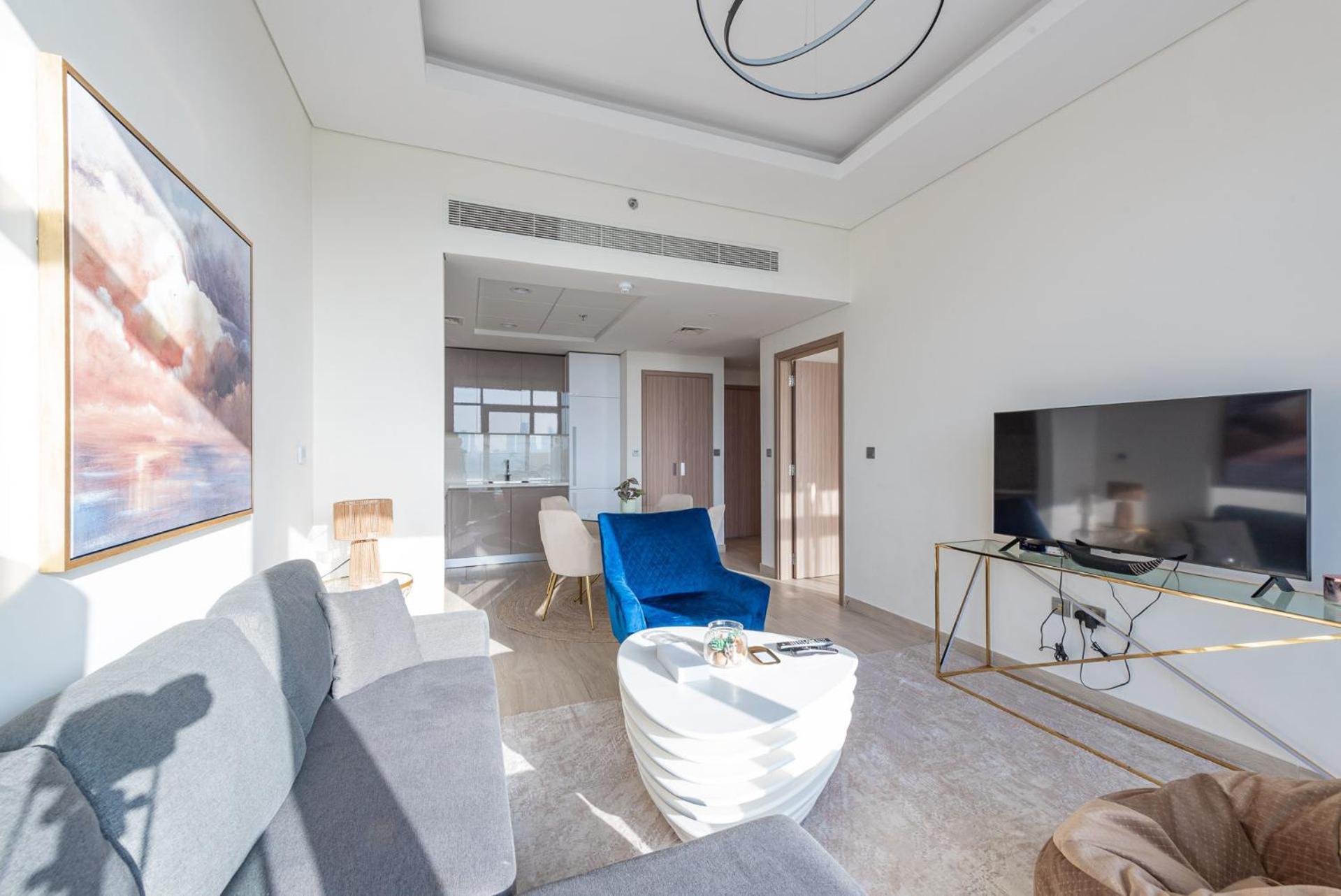 شقة Cozy & Convenient 1Br Haven In Al Jaddaf دبي المظهر الخارجي الصورة