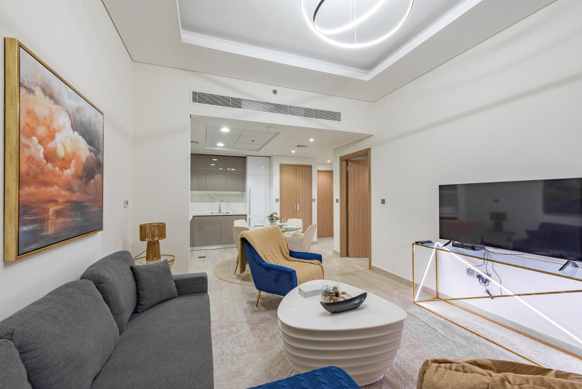 شقة Cozy & Convenient 1Br Haven In Al Jaddaf دبي المظهر الخارجي الصورة