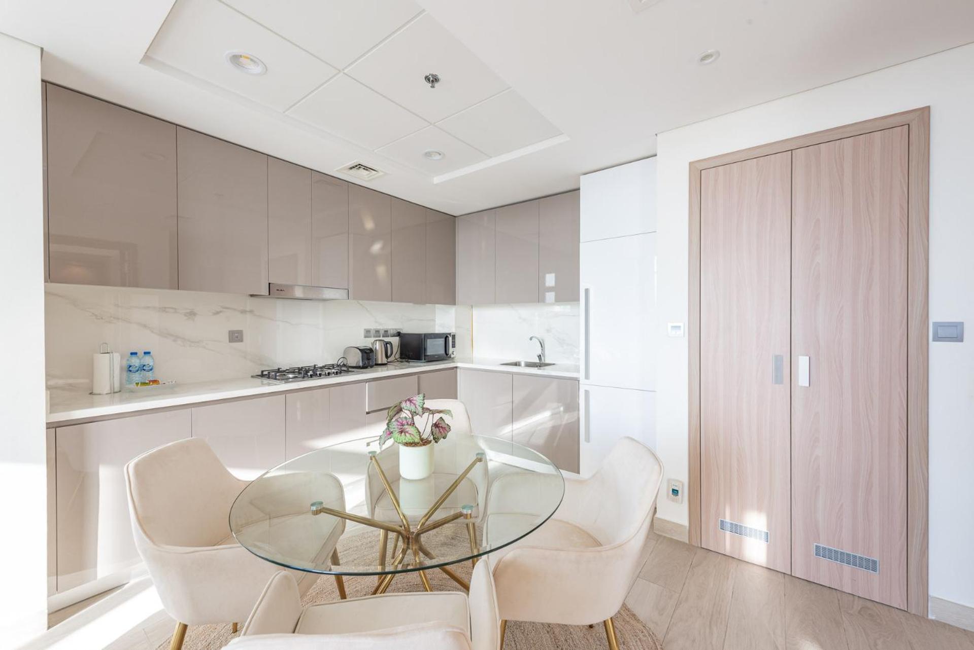 شقة Cozy & Convenient 1Br Haven In Al Jaddaf دبي المظهر الخارجي الصورة